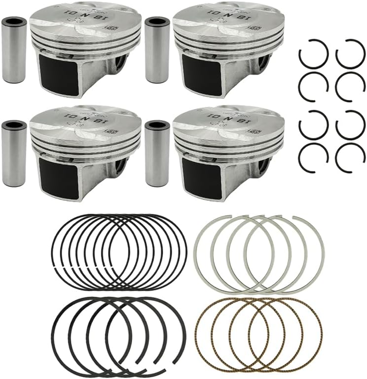 UINIEBOOM STD Engine Piston w/Rings Kit, 55567934 25192330 55576441 623597 Replacement Pistons Compatible with Chevy Sonic Cruze Limited 1.8L 2011-2018 - Image 5